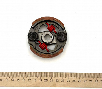 Сцепление в сборе, стальное, 2 пружины, PBE 50cc 2T (PBEP013) (WW0708)